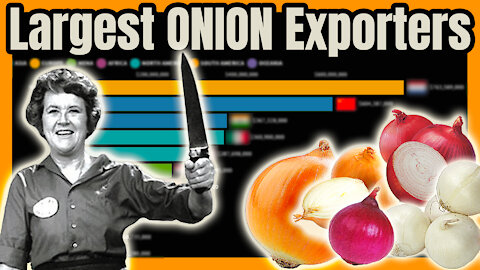 Top ONION Producing Exporters | 1960 - 2021 | 🧅📊