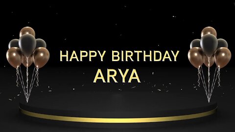 Wish you a very Happy Birthday Arya