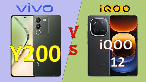 Vivo Y200 VS iQoo 12 | Full comparison | Which one is better | @technoideas360