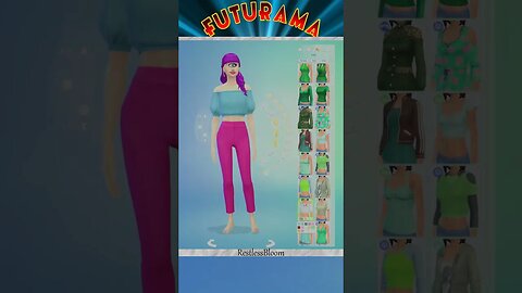 Re-Creating Turanga Leela in the Sims 4