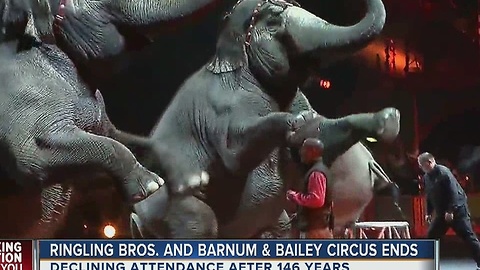 Ringling Brothers and Barnum and Bailey Circus coming to an end