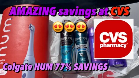 AMAZING savings at CVS | Colgate hum 77% savings🤑 #cvs #hum