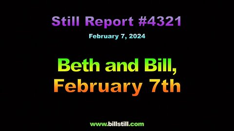 Beth & Bill - February 7th, 4321