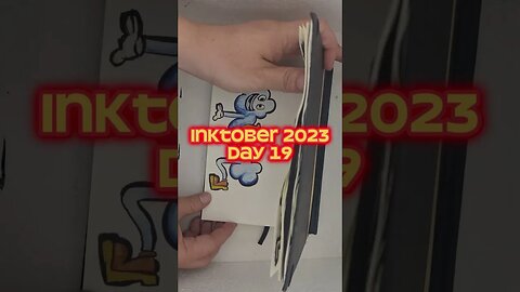 Plump up your Creativity with Inktober 2023 Day 19 #Inktober #inktober2023 #Creative #timelapse