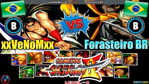 Samurai Shodown II (xxVeNoMxx Vs. Forasteiro BR) [Brazil Vs. Brazil]