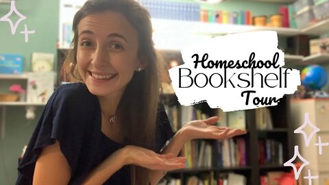 Homeschool Bookshelf Tour