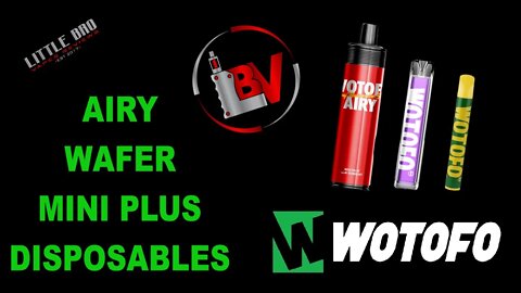 WOTOFO Disposables Airy ,Wafer, Mini Plus
