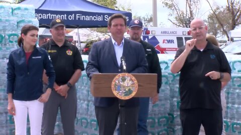 Florida's governor addresses school damage from Hurricane Ian