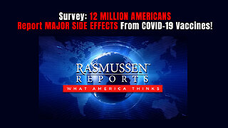 Survey: 12 MILLION AMERICANS Report MAJOR SIDE EFFECTS From COVID-19 Vaccines!