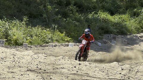 Chris Chartier Jr. Honda CRF450 2023 AMA Grand National Hillclimb 1st Place 4 Stroke Class