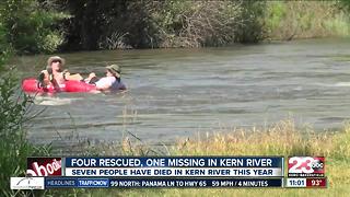 Woman still missing after going into the Kern River near Hart Park