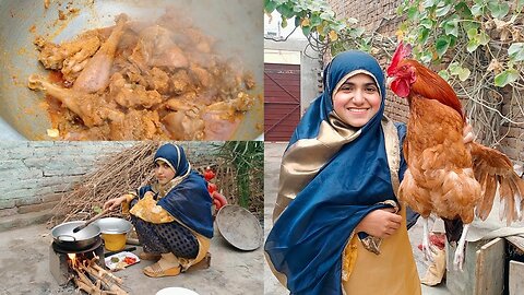 Desi murga banane ka tarika ( Murga Recipe ) Village lifestyle in Punjab - kiran Shahzadi Vlogs