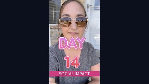 Day 14 - SOCIAL IMPACT - 30 Days No Ultra Processed Food Challenge