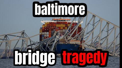 Baltimore's Francis Scott Key Bridge COLLAPSES after Cargo Boat Smashes into It!