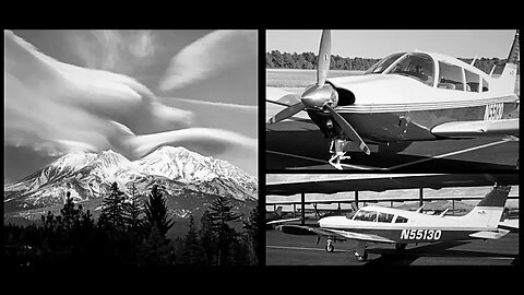 Piper PA-28 Cherokee pilot reports a UFO the "size of a C-5A" hiding in clouds near Mt. Shasta, 1975