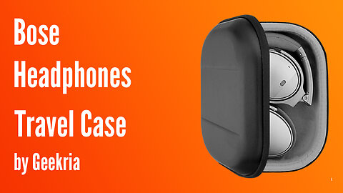 Bose On-Ear Headphones Travel Case, Hard Shell Headset Carrying Case | Geekria