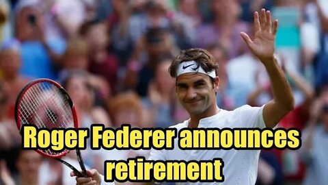 breaking | Roger Federer announces tennis retirement Bittersweet decision #federer #roger #tennis