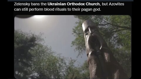 Christians persecuted, but paganism is flourishing in Ukraine. Ukrainian soldiers protest!!!