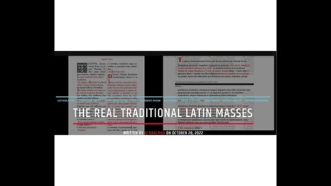 The Real Latin Masses