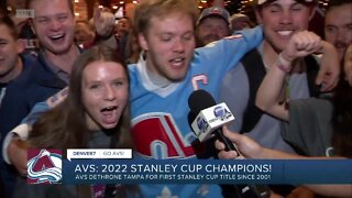 Avs fans celebrate Stanley Cup victory