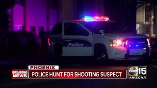 Police searching for shooting suspect in Phoenix