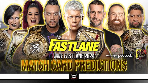 WWE Fastlane 2024 - Match Card Predictions