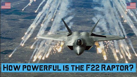 How powerful is the F22 raptor? #Missile #military #army #navy #airforce #USA #F22 #Raptor #AirPower