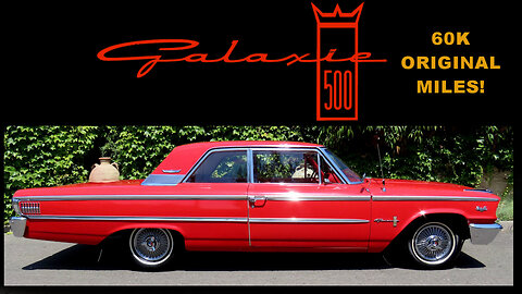 1963 Ford Galaxie 500 - 390 V8, Auto, PS 1-Family Owned, 60K Original Miles