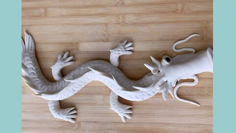Dough figures - Dragon made from dough