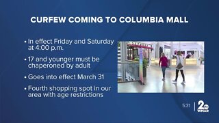 Mall in Columbia joins Towson, White Marsh in implementing youth curfew