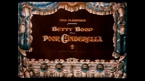 "Betty Boop in Poor Cinderella" (1934 Original Colorized Cartoon)