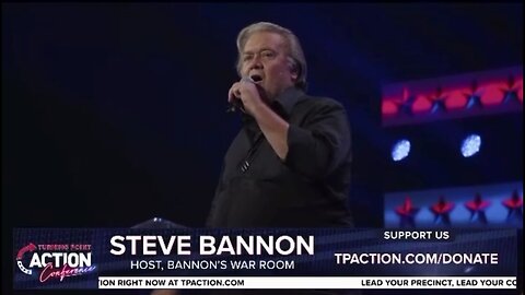 Steve Bannon: 'We Are At War' 'Admin State, Radical Marxist Atheistic Dem's Control This Country'