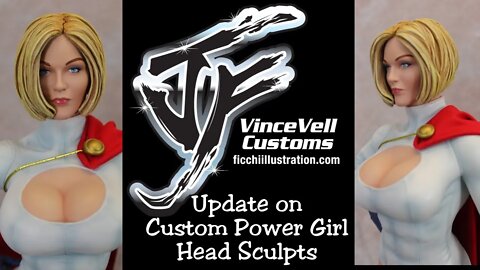 Update on Custom Head sculpt for Power Girl Premium Format Statue