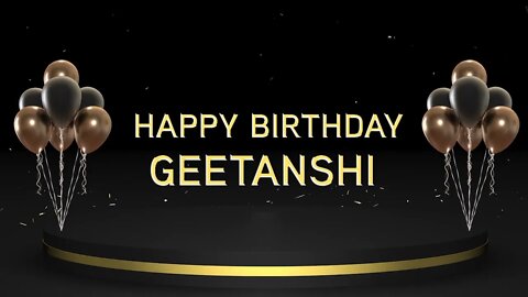 Wish you a very Happy Birthday Geetanshi