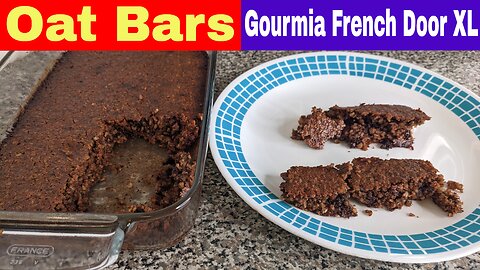 Chocolate Peanut Butter Oat Bars Recipe, Gourmia French Door XL