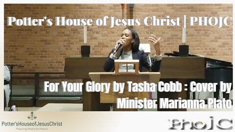 The Potter's House of Jesus Christ: "For Your Glory" by Tasha Cobb : Cover by Marianna Plato