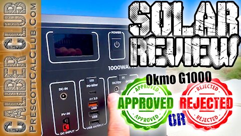 Portable Solar Power Station Review | Does the Okmo G1000 Pass the Test? | Solar Generator