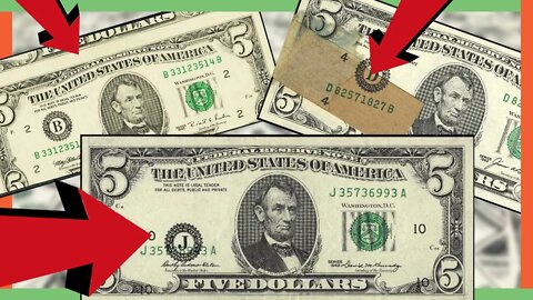 RARE FIVE DOLLAR BILLS WORTH MONEY - MISPRINTED MONEY IN YOUR POCKETS!!