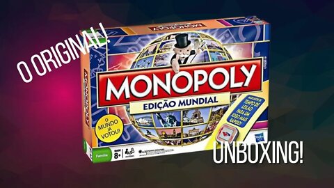 Monopoly Edição Especial Edição Mundial Jogo de Tabuleiro Original Hasbro