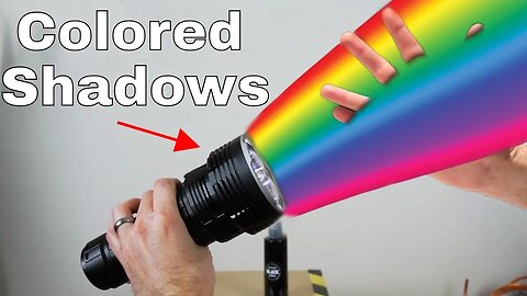 What Color Is a Shadow? The Colored Shadow Experiment
