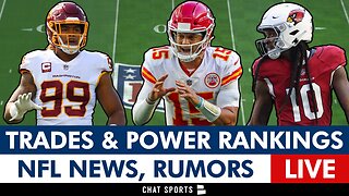 NFL Daily Live: NFL Rumors, DeAndre Hopkins Trade News, Free Agency Tracker & Power Rankings