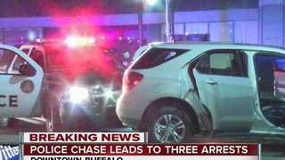 Police chase ends in downtown Buffalo
