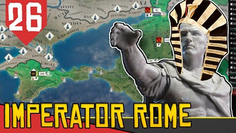 Ataque ao Verdeval GREGO - Imperator Rome Egito #26 [Gameplay PT-BR]
