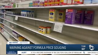 Prosecuting agencies warn against price gouging baby formula