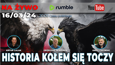 Live 16/03/24 | Q&A | HISTORIA KOŁEM SIĘ TOCZY | ARTUR LALAK | GRZEGORZ SKWAREK