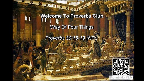 Way Of Four Things - Proverbs 30:18-19