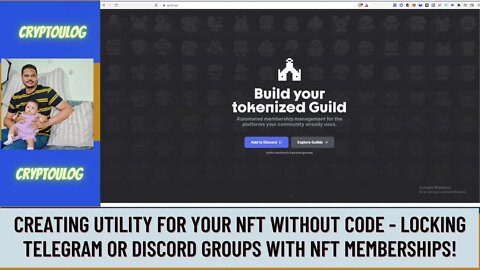 Creating Utility For Your NFT Without Code - Locking Telegram Or Discord Groups With NFT Memberships