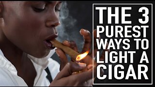 Three Purest Ways to Light A Cigar