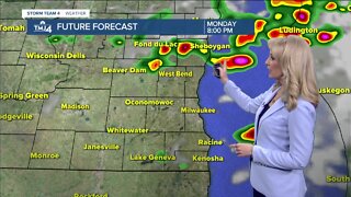 Southeast Wisconsin weather: Scattered showers move through Monday evening