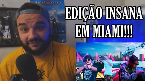 (QUE EDIÇÃO FOI ESSA????) - Miami ft. JAPA, Caio Araújo e Luca Bueno (REACT)